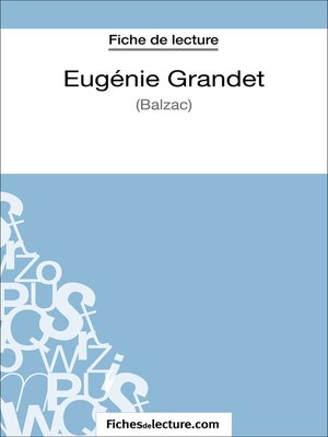 cover image of Eugénie Grandet de Balzac (Fiche de lecture)